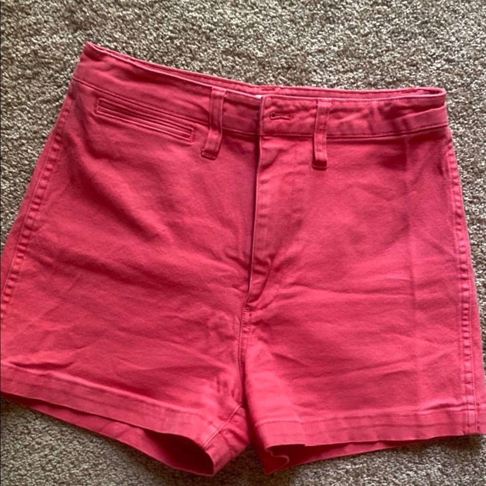 Madewell High Waist Pink Shorts Vibrant Summer Essential